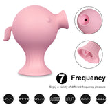 Powerful Clit Sucker Vibrator For Women Nipple Clitoris Stimulator Oral Tongue Licking Blowjob Sex Toys  Erotic Goods For Adults