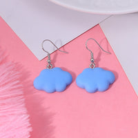 Cute White Cloud Drop Earrings Delicate Clouds for Women Girls Ear Jewelry Gift Wholesale Gifts