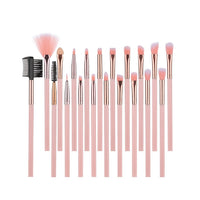 Marble Small Eye Makeup Brushes Set Blush Eyeliner Eyelash Eyebrow Comb Blending Fan Make Up Brush Cosmetic Beauty Tools Kit