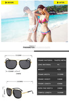 Classic Big Frame Sunglasses Men Women Outdoor Driving Sun Glasses UV400