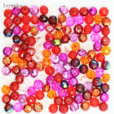 Golden Multicolor 3*4mm 145pcs Rondelle Austria faceted Crystal Glass Beads Loose Spacer Round Beads for Jewelry Making