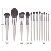 Green Makeup Brushes Professional Natural Hair Foundation Powder Eyeshadow Make Up Brush Set Brochas De Maquillaje Kit