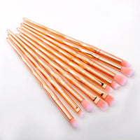 New Diamond Eye Makeup Brushes Set Women Eyeshadow Eyebrow brush Lip Cosmetic Colorful for Make Up Tools