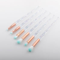 New Diamond Eye Makeup Brushes Set Women Eyeshadow Eyebrow brush Lip Cosmetic Colorful for Make Up Tools