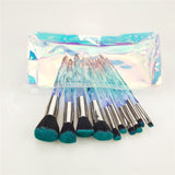 Diamond Makeup Brushes Set Bag Professional Cosmetic Foundation Powder Eyeshadow Blending Blush Concealer Brush Tools