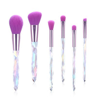 Diamond Makeup Brushes Set Bag Professional Cosmetic Foundation Powder Eyeshadow Blending Blush Concealer Brush Tools