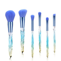 Diamond Makeup Brushes Set Bag Professional Cosmetic Foundation Powder Eyeshadow Blending Blush Concealer Brush Tools