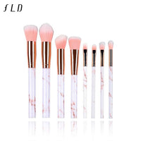 Professional Makeup Brush Set Tools Powder Foundation Eyeshadow Lip Eyeliner Blush Marble Face Makeup Brushes