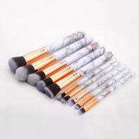 Professional Makeup Brush Set Tools Powder Foundation Eyeshadow Lip Eyeliner Blush Marble Face Makeup Brushes