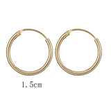 Golden Big hoop Earrings Korean Geometry Metal Gold Earrings For women Female Retro Drop Earrings Trend Fashion Jewelry