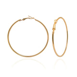 Golden Big hoop Earrings Korean Geometry Metal Gold Earrings For women Female Retro Drop Earrings Trend Fashion Jewelry