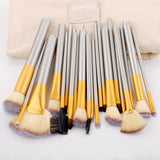 24/12Pcs Professional Makeup Brushes Set Tools With Bag Mutifunctional Foundation Face Eyeshadow Concealer Makeup Brush Kit