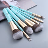 7Pcs Super Soft Natural Hair Makeup Brushes Set Foundation Powder Eye Shadow Eyebrow Blending Brush for Make Up Kit Beauty