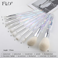 Makeup Brushes Set For Foundation Powder Blush Eyeshadow Concealer Eye White Diamond Make Up Brush Cosmetics Beauty Tools