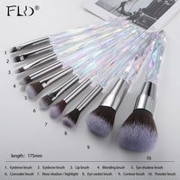 Makeup Brushes Set For Foundation Powder Blush Eyeshadow Concealer Eye White Diamond Make Up Brush Cosmetics Beauty Tools