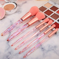 Diamond Makeup Brushes Set Bag Professional Cosmetic Foundation Powder Eyeshadow Blending Blush Concealer Brush Tools