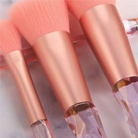 Diamond Makeup Brushes Set Bag Professional Cosmetic Foundation Powder Eyeshadow Blending Blush Concealer Brush Tools