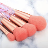 Diamond Makeup Brushes Set Bag Professional Cosmetic Foundation Powder Eyeshadow Blending Blush Concealer Brush Tools