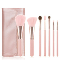 Kabuki Pink Makeup Brushes Set with Box Bucket Eyeshadow Eyebrow Powder Foundation Cosmetic Kit Brochas Maquillaje S Size