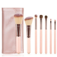 Kabuki Pink Makeup Brushes Set with Box Bucket Eyeshadow Eyebrow Powder Foundation Cosmetic Kit Brochas Maquillaje S Size