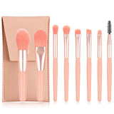 Portable Travel Wood Handle Makeup Brushes Set Eye Shadow Eyebrow Lip Foundation Comestic Tool Brochas Maquillaje Bag Choose