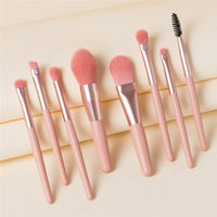 Portable Travel Wood Handle Makeup Brushes Set Eye Shadow Eyebrow Lip Foundation Comestic Tool Brochas Maquillaje Bag Choose