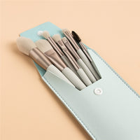 Portable Travel Wood Handle Makeup Brushes Set Eye Shadow Eyebrow Lip Foundation Comestic Tool Brochas Maquillaje Bag Choose