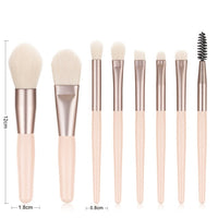 Portable Travel Wood Handle Makeup Brushes Set Eye Shadow Eyebrow Lip Foundation Comestic Tool Brochas Maquillaje Bag Choose