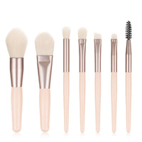 Portable Travel Wood Handle Makeup Brushes Set Eye Shadow Eyebrow Lip Foundation Comestic Tool Brochas Maquillaje Bag Choose