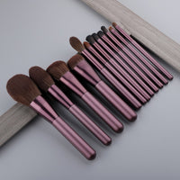 10/12pcs Professional Face Powder Lip Liner Eye Eyeliner Brushes Set Foundation Eyebrow Eyeshadow Make Up Brushes Set