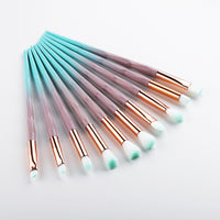 New Diamond Eye Makeup Brushes Set Women Eyeshadow Eyebrow brush Lip Cosmetic Colorful for Make Up Tools