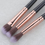 Makeup Brush Set 12pcs Professional Eye Shadow Eyeliner Eyelash Eyebrow Mascara Edge Control Brushes Set Tools Kit