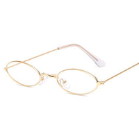 Small Retro Sunglasses Women 2021 Brand Designer Eyewear Women/Men Mirror Glasses For Women Metal Lentes De Sol Mujer