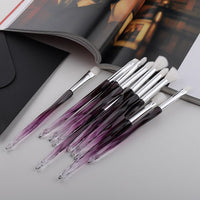 10/5Pcs Eye Brush Mini Diamond Makeup Brush Set Eye Shadow Lip Eyebrow Brushes High Quality Professional Lip Eyeliner Tools