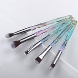 10/5Pcs Eye Brush Mini Diamond Makeup Brush Set Eye Shadow Lip Eyebrow Brushes High Quality Professional Lip Eyeliner Tools