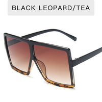 Sunglasses Square Women Sun Glasses Female Eyewear Eyeglasses Vintage Plastic Frame Clear Lens UV400 Shade Driving