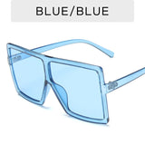 Sunglasses Square Women Sun Glasses Female Eyewear Eyeglasses Vintage Plastic Frame Clear Lens UV400 Shade Driving