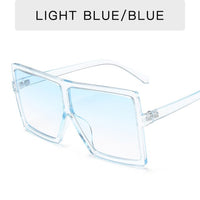 Sunglasses Square Women Sun Glasses Female Eyewear Eyeglasses Vintage Plastic Frame Clear Lens UV400 Shade Driving