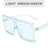 Sunglasses Square Women Sun Glasses Female Eyewear Eyeglasses Vintage Plastic Frame Clear Lens UV400 Shade Driving