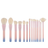 Professional Colorful Makeup Brush Set Powder Eye Face Brushes Set Foundation Eyebrow Make Up Brushes Set