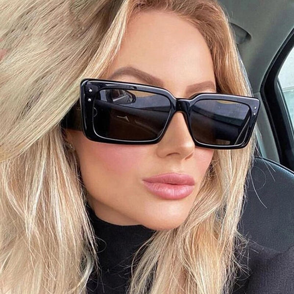 Square Sun Glasses Travel Small Rectangle Sunglasses Men Women Vintage Retro Oculos Lunette De Soleil Femme