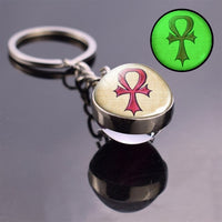 Egyptian Ankh Cross Egyptian Pharaoh Pyramid Keychain Vintage Ancient Egypt Culture Sphinx Anubis Scarab Goddesst Keychain