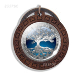 Tree of Life Keychain Life Tree Art Picture Glass Cabochon Wooden Keychain Vintage Key Chains Tree of Life