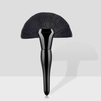 1pcs Fan Makeup Brush Powder High Quality White Black Make up Brushes Face Shaving Brochas De Maquillaje Profesional