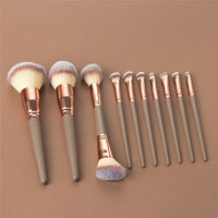 Natural Makeup Brushes Set Foundation Eyebrow Eyeshadow Professional Cosmetic Make Up Tool Brochas De Maquillaje Bag Choose