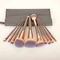 Natural Makeup Brushes Set Foundation Eyebrow Eyeshadow Professional Cosmetic Make Up Tool Brochas De Maquillaje Bag Choose