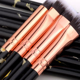 10Pcs Makeup Brushes Tool Set Cosmetic Powder Eye Shadow Eyebrow Foundation Blush Blending Beauty Make Up Brush Tools