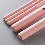 360° Rotation LED Travel Makeup Brushes Set Folding Cosmetic HD Mirror Portable Make Up Brush Box Beauty Tools Maquiagem