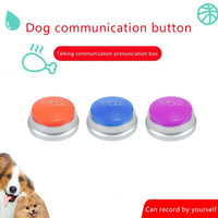 Voice Recording Sound Button for Kids Pet Dog Interactive Toy nswering Buttons Recordable Talking Pet Squeak Toy