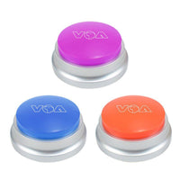 Voice Recording Sound Button for Kids Pet Dog Interactive Toy nswering Buttons Recordable Talking Pet Squeak Toy